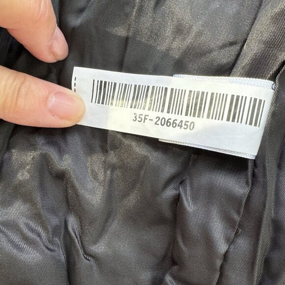 Costa Blanca Vegan Leather Black Jacket Wrinkled Look Size Large - Picture 15 of 16